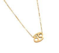 CARISSETT Collana con ciondolo a forma di costellazioni creative, elegante, con 12 costellazioni, in acciaio leggero, idea regalo, Misura unica, come descritto, come descritto