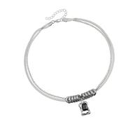 CARISSETT Collana con ciondolo asimmetrico spigoloso ma femminile, design leggero per eventi casual o formali, accessorio leggero alla moda