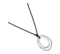 CARISSETT Collana con ciondolo geometrico unico, da indossare tutti i giorni, accessorio alla moda moderno, struttura in lega, adatta per l'uso quotidiano con ciondolo a forma di cuore, irregular