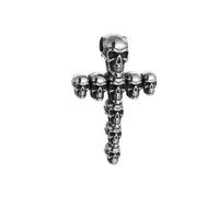 CARISSETT Collana con teschio gotico, unisex, design vintage, catena regolabile, gioiello unico da indossare tutti i giorni o come regalo, Misura unica, come descritto, come descritto