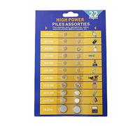 CARISSETT Confezione da 22 batterie a bottone per orologi, giochi, fotocamere, lunga durata e potenza