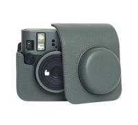 CARISSETT Custodia per fotocamera 41 con chiusura a tracolla per fotocamera, tasca porta oggetti, scomparto di ricambio, Grigio scuro