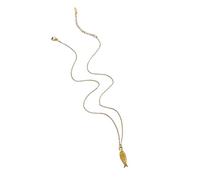 CARISSETT Disegni unici Pesce Ciondolo Collana Robusto Acciaio Inox Impermeabile Gioielli Accessorio Per Le Donne Forniture Del Partito Collana In Acciaio Inox, Misura unica, come descritto, come