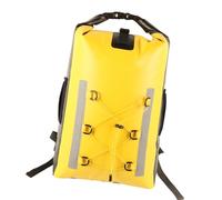 CARISSETT Dry Bag Impermeabile Leggero Dry Zaino Grande Dry Bag Zaino 30L con Mesh Tasca Cinghia Regolabile Dry Bag, Giallo
