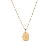 CARISSETT Elegante collana con ciondolo in acciaio inox per conservare il colore, accessorio per le donne, elegante collana regalo, Misura unica, come descritto, come descritto