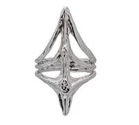 CARISSETT Eleganti anelli per unghie con struttura in metallo, adatti per comfort e stili a matrimoni ed eventi serali alla moda, No diamonds, come descritto, come descritto