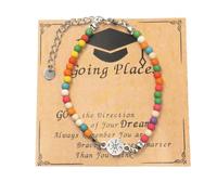CARISSETT Gioiello regolabile con perline per lauree, per lauree, lauree, con regali, confezione regalo, gioielli di laurea per amici, Misura unica, come descritto