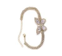 CARISSETT Moda Zirconia Farfalla Comfort Fit Stile Coreano Accessorio Moda Per Occasioni Casual O Formali Cubic Zirconia Rame, Misura unica, come descritto