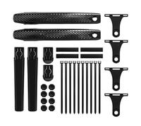 CARISSETT Parafango anteriore e posteriore regolabile per bici da strada, parafango per mountain bike, facile da installare