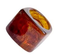 CARISSETT Resistente alle allergie retrò gioielli in resina moderni anelli geometrici robusti leggeri unisex regalo minimalista in resina unisex geometrico acrilico gioielli, Misura unica, come