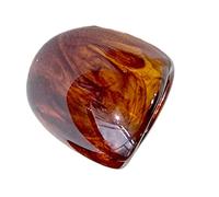 CARISSETT Resistente alle allergie retrò gioielli in resina moderni anelli geometrici robusti leggeri unisex regalo minimalista in resina unisex geometrico acrilico gioielli, Misura unica, come