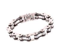 CARISSETT Resistente all'usura Moto Punk Per Gli Uomini Leggero Comodo Da Indossare Tutti I Giorni Braccialetto Catena Da Polso Sport Al, Misura unica, come descritto