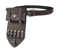 CARISSETT Rinascimentali Alchimisti Set Cintura Stile Antico Cintura A Tema Medievale Per Feste In Costume Goticismo Moda, Marrone scuro, Taglia unica