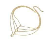 CARISSETT Robusta collana in lega con cristalli a forma di cuore e diamanti, decorazione per regali in occasioni speciali, uso quotidiano, regalo di compleanno, Misura unica, come descritto, come