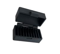 CARISSETT Scatola da viaggio con 10 scomparti sicuri, celle a bottone, accesso dall'alto, per evitare errori di posizionamento