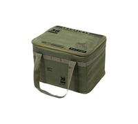 CARISSETT Scatola portaoggetti per esterni, assorbe gli urti, imbottiture con spallacci regolabili, impermeabile, tessuto Oxford, per picnic, tracolla regolabile, borsa da picnic, Verde militare, 30L