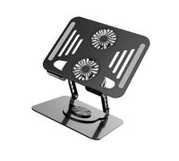 CARISSETT Supporto ergonomico per notebook con design rotante a 360 gradi e altezza di regolazione per un lavoro ottimizzato Supporto per laptop in alluminio