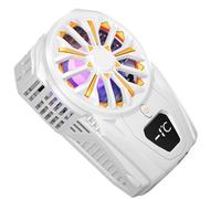 CARISSETT Ventola di raffreddamento del cellulare del cuscinetto del silicone antiscivolo con grande tecnologia a semiconduttore del display digitale di area di dissipazione di calore