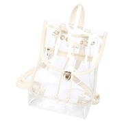 CARISSETT Zaino trasparente Vedere Attraverso Zaino Stadio Approvare Zaino Studente Scuola Zaino All-matching Zaino in PVC