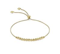 CARISSIMA Bracciale regolabile con sfere e catena in oro giallo 9 ct di lunghezza massima 23 cm/9 pollici