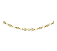 CARISSIMA Donna 18 ct Oro Giallo Collana Forzatina Sparkle