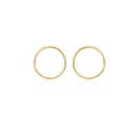 Carissima Donna Oro giallo 9 carati Creoli Endless 14 mm