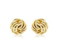 Carissima Orecchini a lobo da donna in oro giallo 9 ct