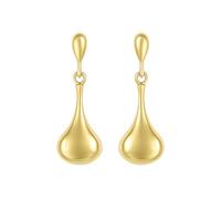 Carissima Orecchini pendenti campanella 8 x 22 mm da donna in oro giallo 9 ct