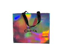 Carita Paris Trousse in Tessuto Argento Taglia M - Trousse