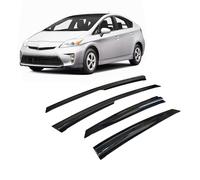CarJoy Deflettori d'aria, deflettori laterali, compatibili con Toyota Prius 2012-2015, parapioggia, deflettori adesivi, 4 pezzi