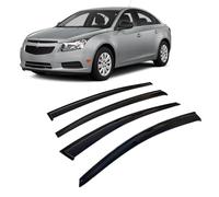 CarJoy Deflettori d'aria per finestrini laterali, compatibili con Chevrolet Cruze 2008-2017, parapioggia, deflettori adesivi, 4 pezzi