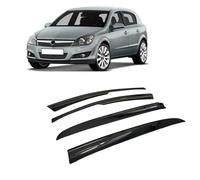 CarJoy Deflettori d'aria per finestrini laterali, compatibili con Opel Astra H 2004-2013, parapioggia, deflettori adesivi, 4 pezzi