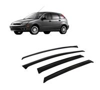 CarJoy Deflettori d'aria per finestrino laterale, compatibile con Ford Focus II Mk2 2007-2011, parapioggia, deflettori, 4 pezzi