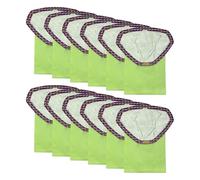 Carkio 12 Pack 107314 Filter Replacement Bags Compatible with ProTeam 6 Quart Backpack Vacuum Super Coach Pro 6, ProVac FS 6, GoFit 6, GoFit 6 PLUS, GoFree Flex Pro II, Open Triangular Collar