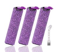 Carkio 3 Pack SD201 Brush Roller Compatible with Shark Steam Pickup 3-in-1 Hard Floor Cleaner SD200 SD201C SD201Q SD205 Brushroll Kit, Compare to Part # XSKABRSHRL200