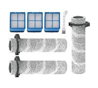 Carkio 3930F Brush Roll Filter Replacement Kit compatibile con Bissell 3930F CrossWave OmniForce Edge Cordless Multi-Surface Hard Floor Wet Dry Vacuum, 3 filtri HEPA, 3 spazzole rotelle, 1 spazzola