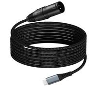 Carkio 4 canali XLR maschio a 1/4" TRS Snake Cables, 3ft 6.35mm Pro Audio Effects Snake for Live Live, Recording, Studios and Gigs - Patch, Amp, Mixer