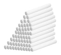 Carkio Cotton Humidifier Filter Sticks, 60 pezzi Mini Diffuser Air Wicks Refill Cotton Filter Sticks Replacement Wicks for Cool Mist USB Humidifiers in Home, Bedroom, Office (bianco, 0,3" ×4")