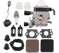 Carkio Guarnizione carburatore Filtro Aria Scintilla Fuel Cap Kit Ricambio per Stihl FS75 FS80 FS85 HS75 HS80 HS85 HL75 FH75 HT70 HT75 KM80 KM85 SP80 SP85 FC75 FC85 String Trimmer