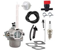 Carkio Kit di Ricambio per Filtro Carburante, Candela di accensione per Briggs & Stratton 796122 794593 696737 793161 Ariens MTD Cub Cadet Snowblower