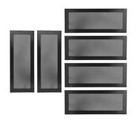 Carkio Magnetic Floor Vent Covers, 6 Pack Air Vent Filters Mesh Screen Dust Filter Vent Register Deflectors for Home Wall Ceiling Floor Catches Debris (4 x 12 pollici)