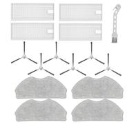 Carkio Parti di ricambio compatibili con ROPVACNIC S1 A1, Tipdiy G90, VIPSUN Z1, e robot Vacuum betboyles V75S, kit di accessori con 4 filtri, 6 spazzole, 4 cuscinetti per mouse, 1 pennello per la