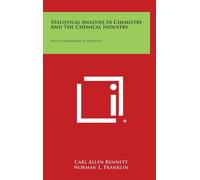 Norman L Frankl Statistical Analysis in Chemistry and the Che (Copertina rigida)