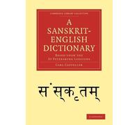 Carl Cappeller A Sanskrit-English Dictionary (Tascabile)