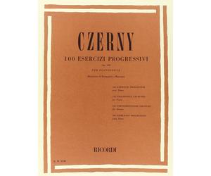 Carl Czerny 100 Esercizi Progressivi Op. 139 per pianoforte RICORDI