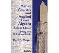 Carl D. Meyer Matrix Analysis and Applied Linear Algebra, Second Edi (Tascabile)