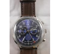 Carl von Zeyten CVZ0015BL Urach Fase Lunare Orologio Uomo 40mm 5ATM