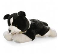 Carl Dick Border Collie Cucciolo sdraiato, animale di peluche