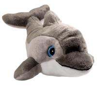 Carl Dick delfino grigio con occhi glitterati, peluche, peluche 29 cm 3583
