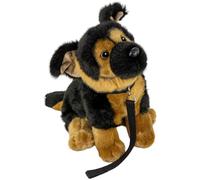 Carl Dick Peluche Cane, Pastore Tedesco con guinzaglio per cani, 25cm 3498